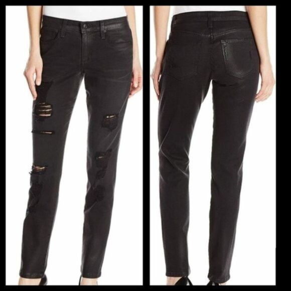 Joe's Destroyed Black High Rise Jeans 28 x 31 - Picture 1 of 5